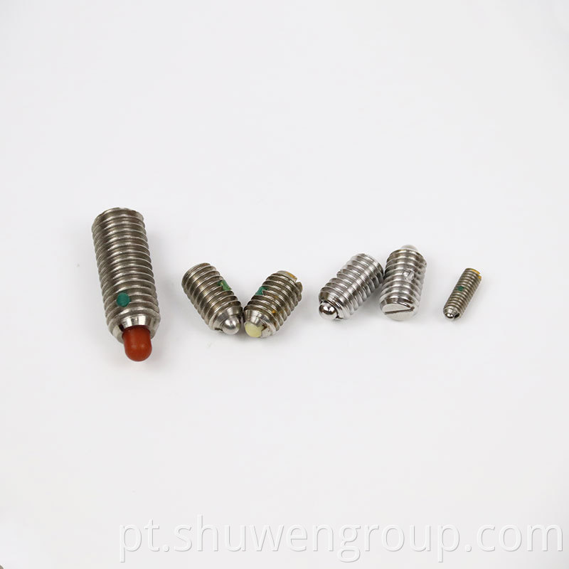 Set Screws With Spring Ball